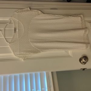 Women's off white blouse
